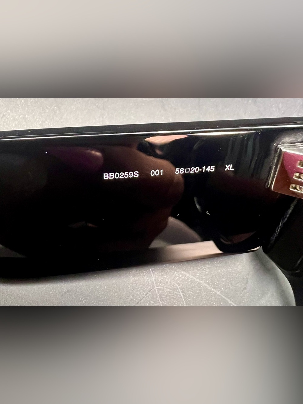 Balenciaga BB0259S glossy 🕶️black acetate oversized cat-eye sunglasses.Brand new - Picture 7 of 13